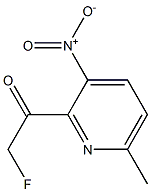 2-Fluoro-1-(6-Methyl-3-nitro-pyridin-2-yl)-ethanone Struktur