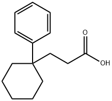 3-(1-PHENYLCYCLOHEXYL)PROPANOIC ACID Struktur