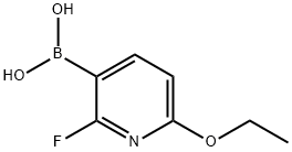 6-Ethoxy-2-fluoropyridine-3-boronic acid Struktur