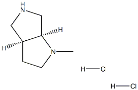 (3aS,6aS)-1-Methyl-hexahydropyrrolo[3,4-b]pyrrole Dihydrochloride Struktur