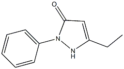 5-ethyl-2-phenyl-2,3-dihydro-1H-pyrazol-3-one Struktur