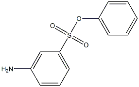 3-Aminobenzenesulphonic Acid Phenyl Ester Struktur