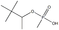 1,2,2-TRIMETHYLPROPYL HYDROGEN METHYLPHOSPHONATE Struktur