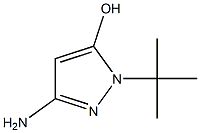 3-aMino-1-tert-butyl-1H-pyrazol-5-ol Struktur