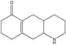 1,2,3,4,4a,5,8,9,10,10a-decahydrobenzo[g]quinolin-6(7H)-one Struktur