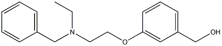 (3-(2-(benzyl(ethyl)aMino)ethoxy)phenyl)Methanol Struktur