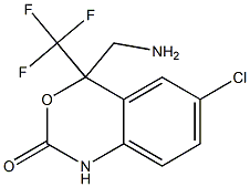 4-(aMinoMethyl)-6-chloro-4-(trifluoroMethyl)-1H-benzo[d][1,3]oxazin-2(4H)-one Struktur