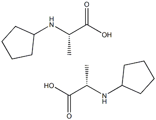 DL-Cyclopentylalanine DL-Cyclopentylalanine Struktur