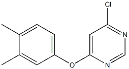 4-(3,4-diMethylphenoxy)-6-chloropyriMidine Struktur