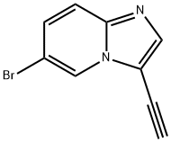 6-BroMo-3-ethynyl-iMidazo[1,2-a]pyridine Struktur