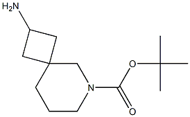 6-Boc-2-aMino-6-azaspiro[3.5]nonane Struktur