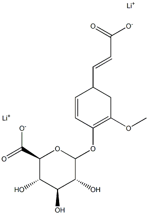 Dihydroferulic Acid 4-O-Glucuronide LithiuM Struktur