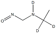 NitrosoMethylethylaMine-d3 Struktur