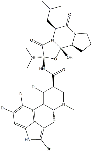 BroMocryptine-d3 Struktur