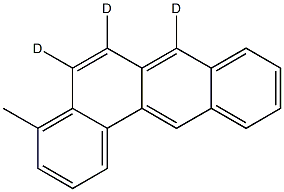 4-MonoMethylbenz[a]anthracene-d3 Struktur