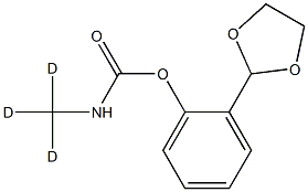 (Methyl-d3)carbaMicAcido-1,3-Dioxolan-2-ylphenylEster Struktur