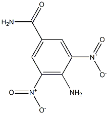 3,5-dinitro-4-aMinobenzaMide Struktur