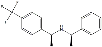 (R)-1-phenyl-N-((S)-1-(4-(trifluoroMethyl)phenyl)ethyl)ethanaMine Struktur