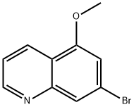 7-broMo-5-Methoxyquinoline Struktur