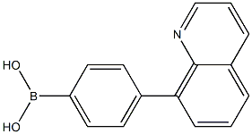 4-(quinoliN-8-yl)phenylboronic acid Struktur