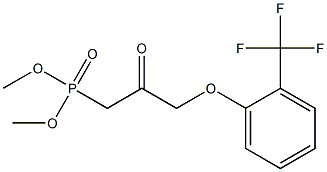 DiMethyl 2-oxo-3-(2-(trifluoroMethyl)
phenoxy)propylphosphonate Struktur