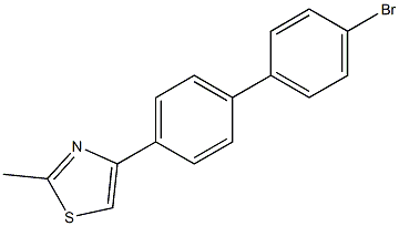 4-(4'-BroMo-4-biphenylyl)-2-Methylthiazole, 97% Struktur