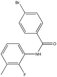 4-BroMo-N-(2-fluoro-3-Methylphenyl)benzaMide, 97% Struktur