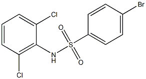 4-BroMo-N-(2,6-dichlorophenyl)benzenesulfonaMide, 97% Struktur