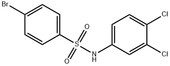 4-BroMo-N-(3,4-dichlorophenyl)benzenesulfonaMide, 97% Struktur