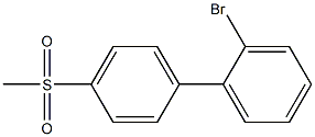 2-BroMo-4'-Methanesulfonyl-biphenyl Struktur