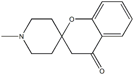 N-Methylspiro[2H-1-benzopyran-2,4'-piperidine]4(3H)-one Struktur