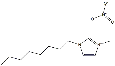 1-octyl-2,3-diMethyliMidazoliuM nitrate Struktur