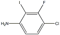 4-Chloro-3-fluoro-2-iodo-phenylaMine Struktur