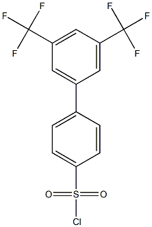 4-[3,5-BIS(TRIFLUOROMETHYL)PHENYL]BENZENESULFONYL CHLORIDE Struktur