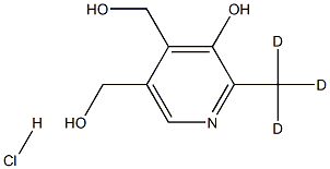 Pyridoxine-d3 HCl Struktur