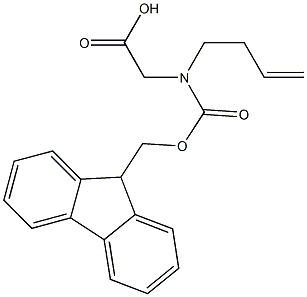 Fmoc-L-Homoallylglycine Struktur