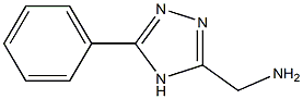 (5-phenyl-4H-1,2,4-triazol-3-yl)methanamine Struktur