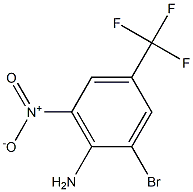 3-BroMo-5-nitro-4-aMinobenzotrifluoride Struktur