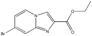 7-Bromo-2-(ethoxycarbonyl)imidazo[1,2-a]pyridine Struktur