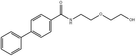 N-[2-(2-Hydroxyethoxy)ethyl]biphenyl-4-carboxaMide Struktur