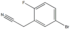 5-broMo-2-fluorophenylacetonitrile Struktur