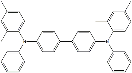 N,N'-Bis-(2,4-diMethylphenyl)-N,N'-bis-(phenyl)-benzidine Struktur