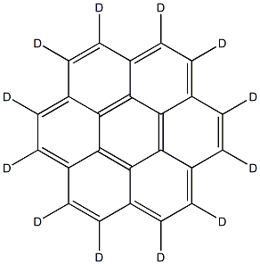 Coronene  (d12) Solution Struktur