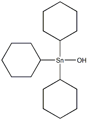 Tricyclohexyltin hydroxide Solution Struktur