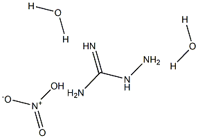 Aminoguanidine nitrate dihyrate Struktur