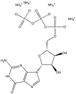 GUANOSINE 5'-TRIPHOSPHATE, AMMONIUM SALT Struktur