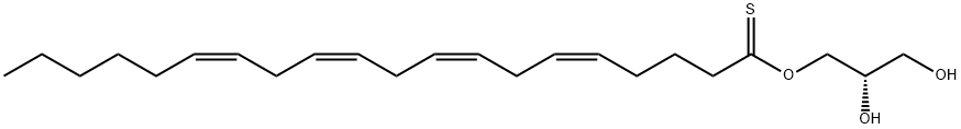 Arachidonoyl-1-thio-Glycerol Struktur