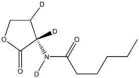 N-hexanoyl-L-Homoserine lactone-d3 Struktur