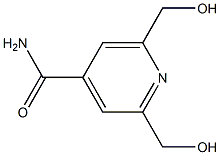 2,6-bis(hydroxyMethyl)isonicotinaMide Struktur