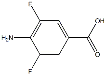 3,5-difluoro-4-aMinobenzoic acid Struktur